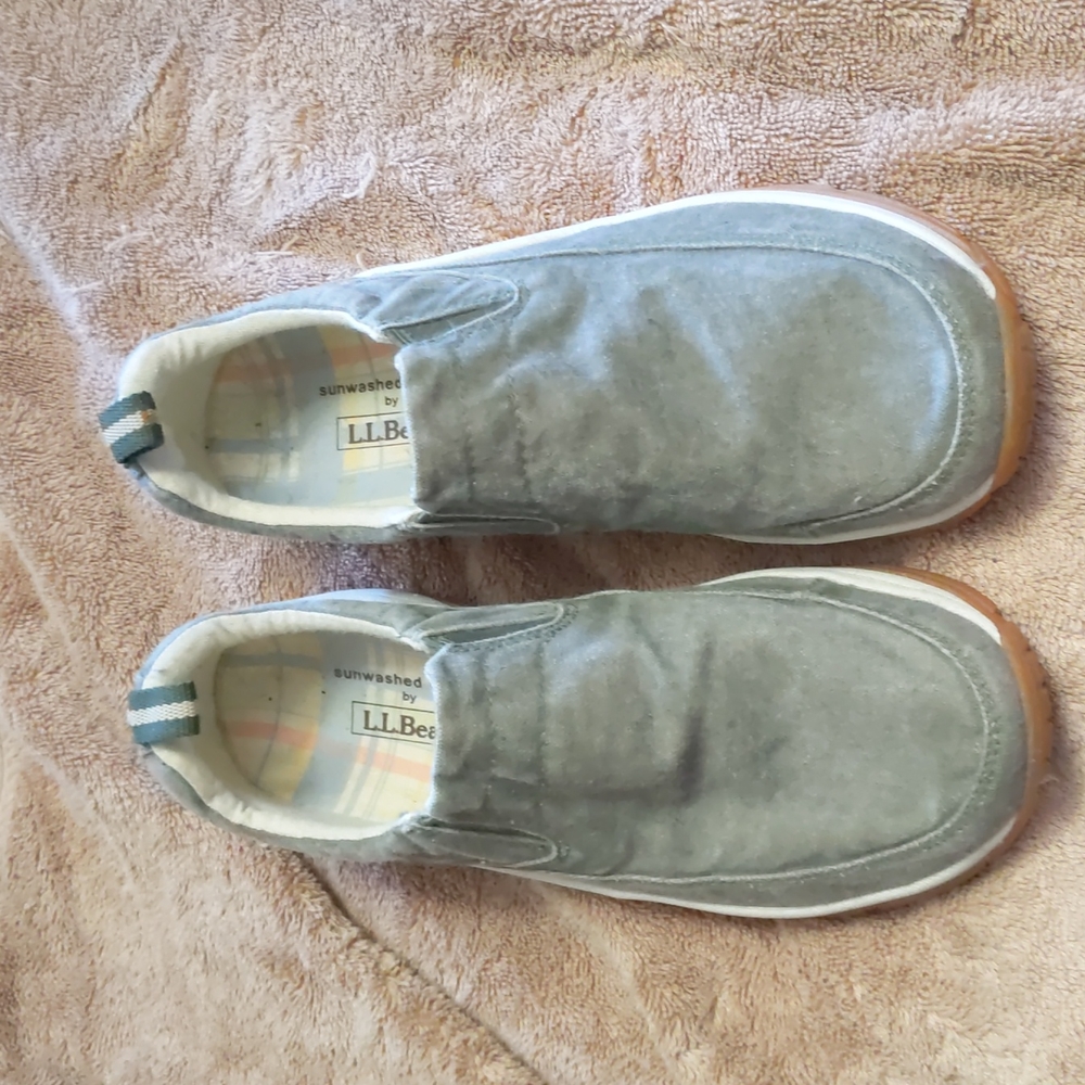 LL Bean Sunwashed Canvas Shoes